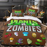 Charger l'image dans la visionneuse de la galerie, Plants vs Zombies Duvet Cover Kids Bedding Set Without Filler