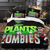 Charger l'image dans la visionneuse de la galerie, Plants vs Zombies Duvet Cover Kids Bedding Set Without Filler
