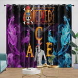 Load image into Gallery viewer, Portgas D. Ace Curtains Blackout Kids Room Window Drapes