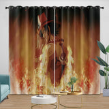 Load image into Gallery viewer, Portgas D. Ace Curtains Blackout Kids Room Window Drapes
