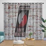 Load image into Gallery viewer, Portland Trail Blazers Curtains Blackout Window Drapes Room Decoration