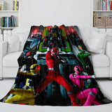 Charger l'image dans la visionneuse de la galerie, Power Rangers Blanket Flannel Fleece Kids Room Decoration