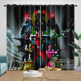 Charger l'image dans la visionneuse de la galerie, Power Rangers Curtains Blackout Window Drapes Room Decoration