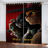 Load image into Gallery viewer, Puss in Boots The Last Wish Curtains Pattern Blackout Window Drapes