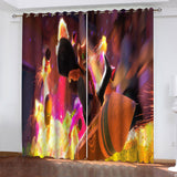 Load image into Gallery viewer, Puss in Boots The Last Wish Curtains Pattern Blackout Window Drapes