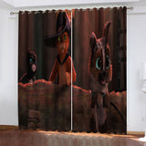 Load image into Gallery viewer, Puss in Boots The Last Wish Curtains Pattern Blackout Window Drapes