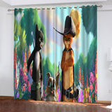 Load image into Gallery viewer, Puss in Boots The Last Wish Curtains Pattern Blackout Window Drapes