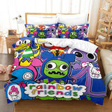 Charger l&#39;image dans la visionneuse de la galerie, Rainbow Friends Bedding Set Quilt Cover Without Filler