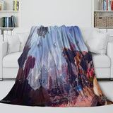 Charger l&#39;image dans la visionneuse de la galerie, Ratchet Clank Rift Apart Blanket Flannel Throw Room Decoration