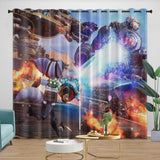 Charger l&#39;image dans la visionneuse de la galerie, Ratchet Clank Rift Apart Curtains Blackout Window Drapes Room Decoration