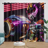 Charger l&#39;image dans la visionneuse de la galerie, Ratchet Clank Rift Apart Curtains Blackout Window Drapes Room Decoration