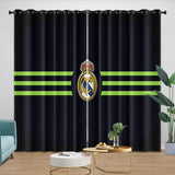 Charger l'image dans la visionneuse de la galerie, Real Madrid C.F Curtains Blackout Window Drapes Kids Room Decoration