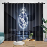 Charger l'image dans la visionneuse de la galerie, Real Madrid C.F Curtains Blackout Window Drapes Kids Room Decoration