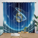 Charger l'image dans la visionneuse de la galerie, Real Madrid C.F Curtains Blackout Window Drapes Kids Room Decoration