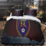 Charger l&#39;image dans la visionneuse de la galerie, Real Salt Lake Bedding Set Duvet Cover Without Filler