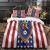 Charger l&#39;image dans la visionneuse de la galerie, Real Salt Lake Bedding Set Duvet Cover Without Filler