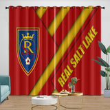 Load image into Gallery viewer, Real Salt Lake Curtains Blackout Window Drapes Room Decoration