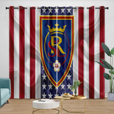 Load image into Gallery viewer, Real Salt Lake Curtains Blackout Window Drapes Room Decoration