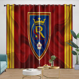 Load image into Gallery viewer, Real Salt Lake Curtains Blackout Window Drapes Room Decoration