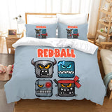 Charger l&#39;image dans la visionneuse de la galerie, Red Ball 4 Bedding Set Pattern Quilt Cover Without Filler