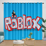 Charger l&#39;image dans la visionneuse de la galerie, Roblox Pattern Curtains Game Blackout Window Drapes