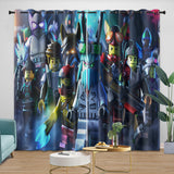 Charger l&#39;image dans la visionneuse de la galerie, Roblox Pattern Curtains Game Blackout Window Drapes