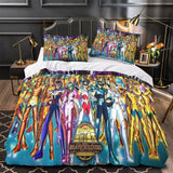 Charger l&#39;image dans la visionneuse de la galerie, Saint Seiya Bedding Set Pattern Quilt Cover Without Filler