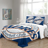 Charger l&#39;image dans la visionneuse de la galerie, San Diego Padres Bedding Set Quilt Cover Without Filler