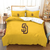 Charger l&#39;image dans la visionneuse de la galerie, San Diego Padres Bedding Set Quilt Cover Without Filler