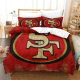 Load image into Gallery viewer, San Francisco 49ers Bedding Set Duvet Cover Without Filler