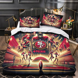 Load image into Gallery viewer, San Francisco 49ers Bedding Set Duvet Cover Without Filler