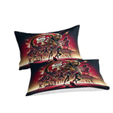 Load image into Gallery viewer, San Francisco 49ers Bedding Set Duvet Cover Without Filler