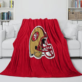 Charger l'image dans la visionneuse de la galerie, San Francisco 49ers Blanket Flannel Fleece Throw Kids Room Decoration