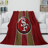 Charger l'image dans la visionneuse de la galerie, San Francisco 49ers Blanket Flannel Fleece Throw Kids Room Decoration