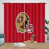 Charger l'image dans la visionneuse de la galerie, San Francisco 49ers Curtains Blackout Window Drapes Kids Room Decoration