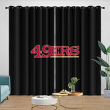 Charger l'image dans la visionneuse de la galerie, San Francisco 49ers Curtains Blackout Window Drapes Kids Room Decoration