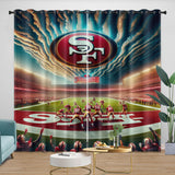 Load image into Gallery viewer, San Francisco 49ers Curtains Blackout Window Drapes Room Decoration