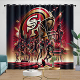 Load image into Gallery viewer, San Francisco 49ers Curtains Blackout Window Drapes Room Decoration