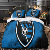 Charger l&#39;image dans la visionneuse de la galerie, San Jose Earthquakes Bedding Set Duvet Cover Without Filler