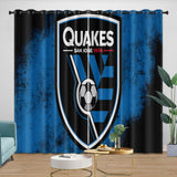 Load image into Gallery viewer, San Jose Earthquakes Curtains Blackout Window Drapes Room Decoration