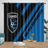 Load image into Gallery viewer, San Jose Earthquakes Curtains Blackout Window Drapes Room Decoration