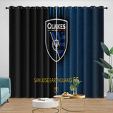 Load image into Gallery viewer, San Jose Earthquakes Curtains Blackout Window Drapes Room Decoration