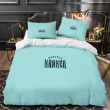 Charger l&#39;image dans la visionneuse de la galerie, Seattle Kraken Bedding Set Quilt Duvet Cover Without Filler