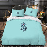 Charger l&#39;image dans la visionneuse de la galerie, Seattle Kraken Bedding Set Quilt Duvet Cover Without Filler