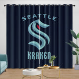 Load image into Gallery viewer, Seattle Kraken Curtains Blackout Window Drapes Room Decoration