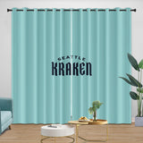 Load image into Gallery viewer, Seattle Kraken Curtains Blackout Window Drapes Room Decoration
