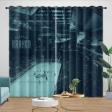 Load image into Gallery viewer, Seattle Kraken Curtains Blackout Window Drapes Room Decoration