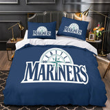 Charger l&#39;image dans la visionneuse de la galerie, Seattle Mariners Bedding Set Quilt Cover Without Filler