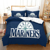 Charger l&#39;image dans la visionneuse de la galerie, Seattle Mariners Bedding Set Quilt Cover Without Filler