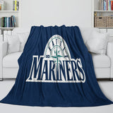 Charger l&#39;image dans la visionneuse de la galerie, Seattle Mariners Blanket Flannel Throw Room Decoration